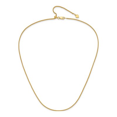 Gold-Plated Sterling Silver 1.5mm Wheat Chain – view 5