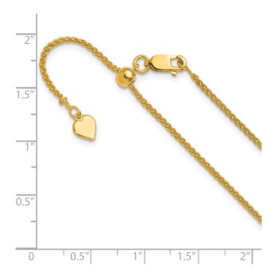 Gold-Plated Sterling Silver 1.5mm Wheat Chain – view 7