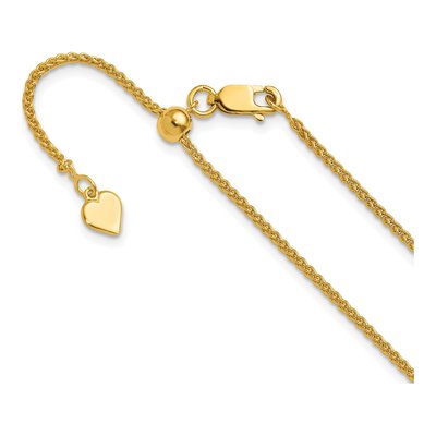 Gold-Plated Sterling Silver 1.5mm Wheat Chain