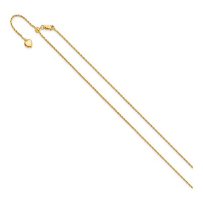 Gold-Plated Sterling Silver 1.2mm Diamond-Cut Rope Chain – view 3