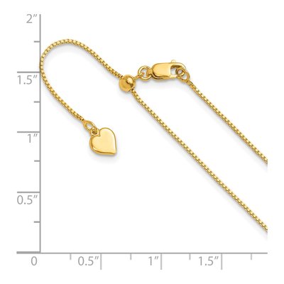 Gold-Plated Sterling Silver 0.85mm Box Chain – view 7