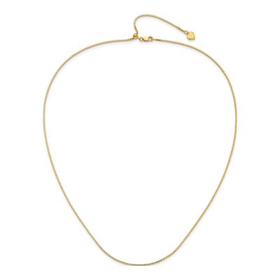 Gold-Plated Sterling Silver 1.1mm Box Chain – view 5