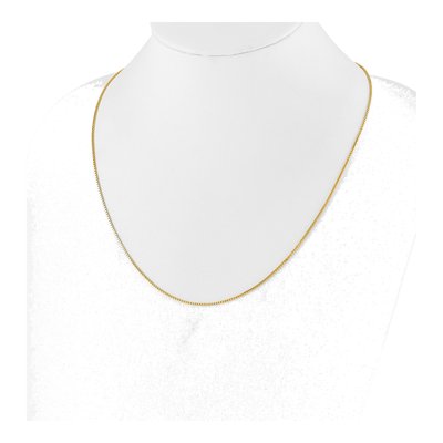 Gold-Plated Sterling Silver 1.1mm Box Chain – view 6