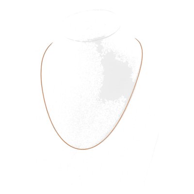 Rose Gold-Plated Sterling Silver 1mm Wheat Chain – view 6