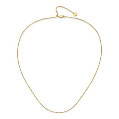 Gold-Plated Sterling Silver 1.4mm Cable Chain – view 5