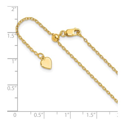 Gold-Plated Sterling Silver 1.4mm Cable Chain – view 7