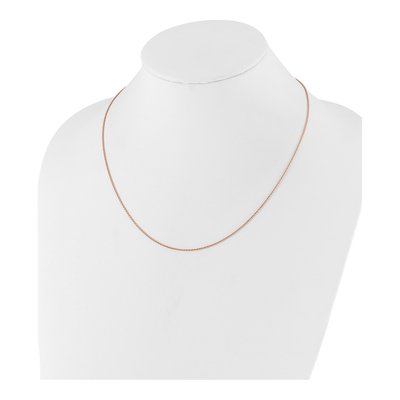 Gold-Plated Sterling Silver 1.1mm Diamond-Cut Wheat Chain – view 4