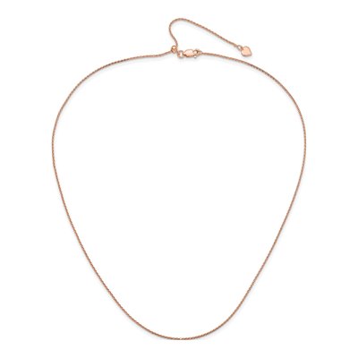 Gold-Plated Sterling Silver 1.1mm Diamond-Cut Wheat Chain – view 5