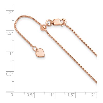 Gold-Plated Sterling Silver 1.1mm Diamond-Cut Wheat Chain – view 7