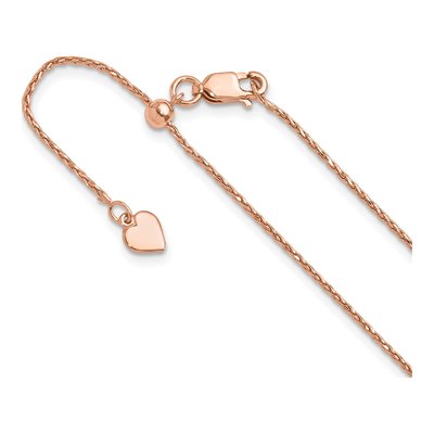 Gold-Plated Sterling Silver 1.1mm Diamond-Cut Wheat Chain
