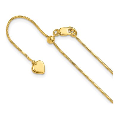 Gold-Plated Sterling Silver 0.95mm Snake Chain
