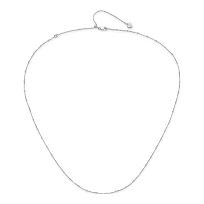 Sterling Silver 1.5mm Diamond-Cut Box Chain – view 5