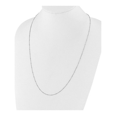 Sterling Silver 1.5mm Diamond-Cut Box Chain – view 6
