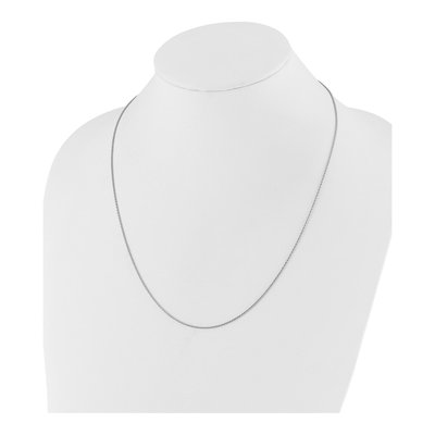 Sterling Silver 1.1mm Diamond-Cut Wheat Chain – view 6
