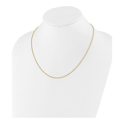 Gold-Plated Sterling Silver 1.35mm Rope Chain – view 4