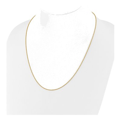 Gold-Plated Sterling Silver 1.35mm Rope Chain – view 6