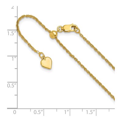 Gold-Plated Sterling Silver 1.35mm Rope Chain – view 7