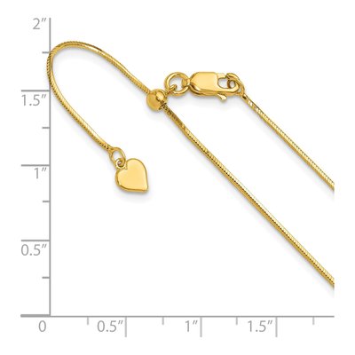 Gold-Plated Sterling Silver 1mm Square Snake Chain – view 7