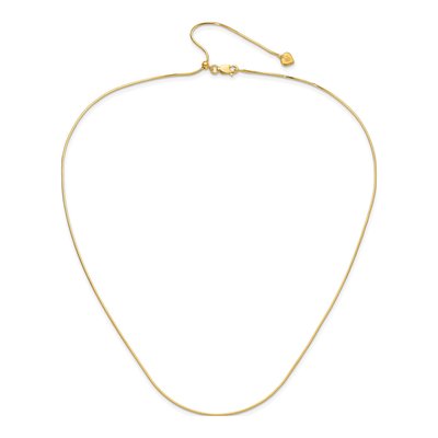 Gold-Plated Sterling Silver 1mm Square Snake Chain – view 5