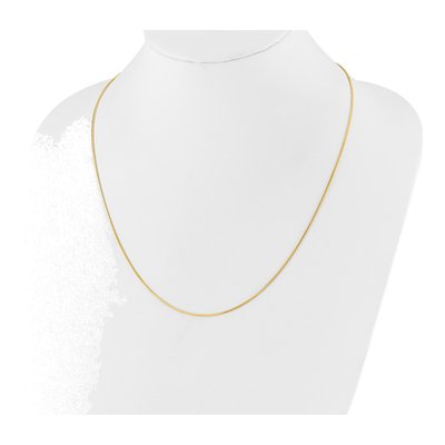 Gold-Plated Sterling Silver 1mm Square Snake Chain – view 6