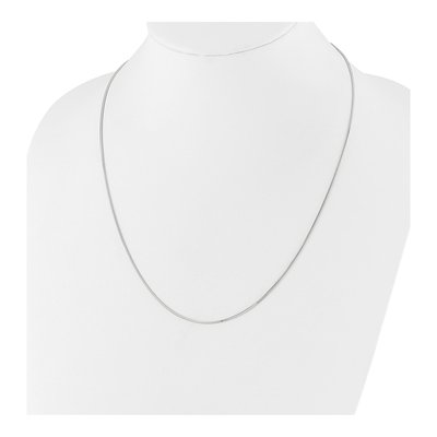 Sterling Silver 1.2mm Square Snake Chain – view 6
