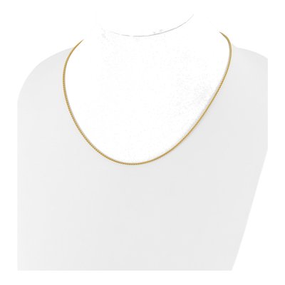 Gold-Plated Sterling Silver 1.75mm Wheat Chain – view 4
