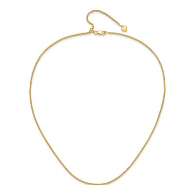 Gold-Plated Sterling Silver 1.75mm Wheat Chain – view 5