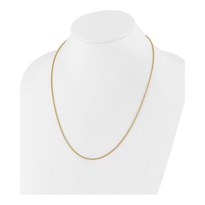 Gold-Plated Sterling Silver 1.75mm Wheat Chain – view 6