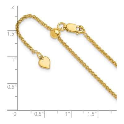 Gold-Plated Sterling Silver 1.75mm Wheat Chain – view 7
