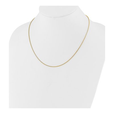 Gold-Plated Sterling Silver 1.25mm Round Box Chain – view 4