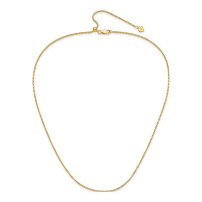 Gold-Plated Sterling Silver 1.25mm Round Box Chain – view 5