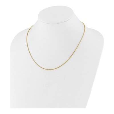 Gold-Plated Sterling Silver 1.5mm Round Box Chain – view 4