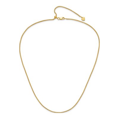 Gold-Plated Sterling Silver 1.5mm Round Box Chain – view 5