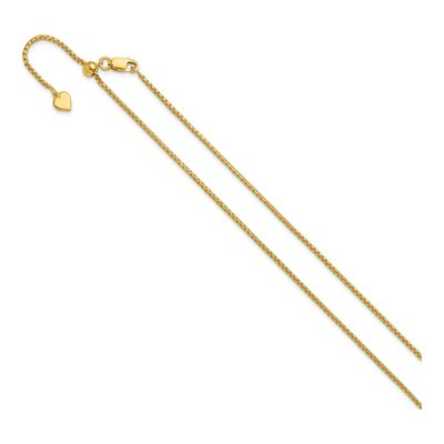 Gold-Plated Sterling Silver 1.5mm Round Box Chain – view 3