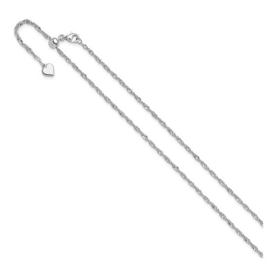Sterling Silver 2mm Singapore Chain – view 3