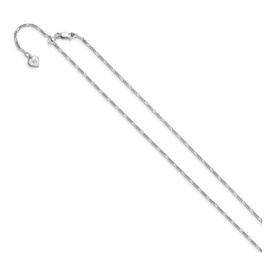 Sterling Silver 1.55mm Figaro Chain – view 3