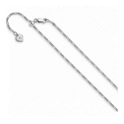 Sterling Silver 1.55mm Figaro Chain
