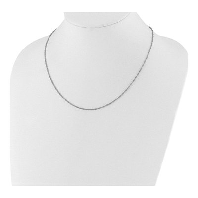 Sterling Silver 1.6mm Singapore Chain – view 4