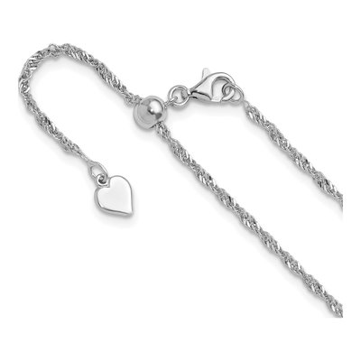 Sterling Silver 1.6mm Singapore Chain