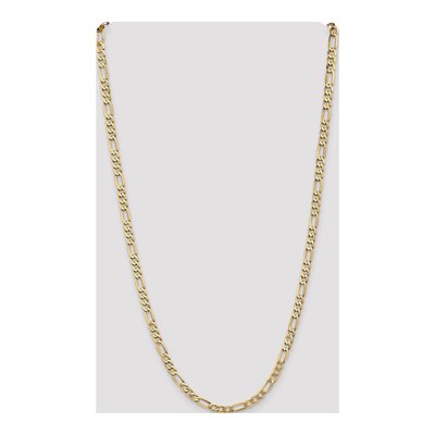 14K Yellow Gold 5.25mm Flat Figaro Chain – view 4