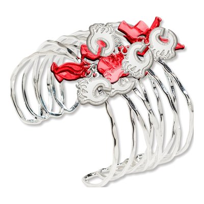 Calgary Flames Brass Celebration Cuff Bracelet