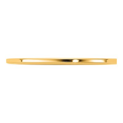 14K Yellow Gold 1mm Flat Comfort-Fit Wedding Band – view 3