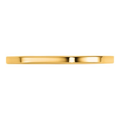 14K Yellow Gold 1.5mm Flat Comfort-Fit Wedding Band – view 3