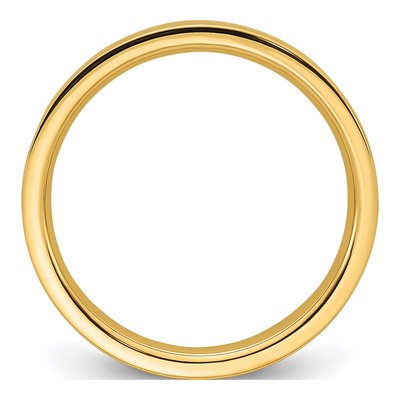 14K Yellow Gold 2.5mm Comfort-Fit Wedding Band – view 3