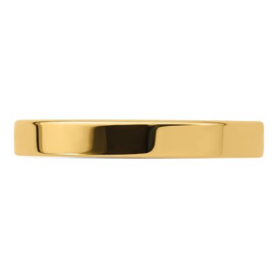 14K Yellow Gold 3mm Comfort-Fit Wedding Band – view 5