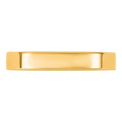 14K Yellow Gold 3.5mm Comfort-Fit Wedding Band – view 3