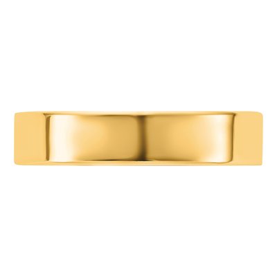 14K Yellow Gold 4.5mm Comfort-Fit Wedding Band – view 3