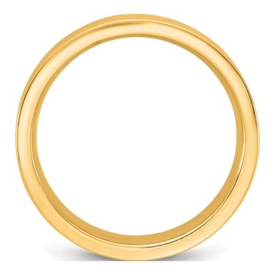 14K Yellow Gold 4.5mm Comfort-Fit Wedding Band – view 2