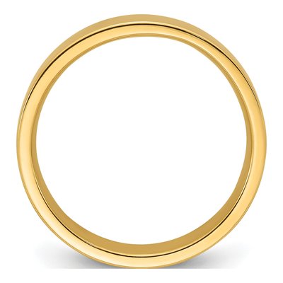 14K Yellow Gold 5mm Comfort-Fit Wedding Band – view 3