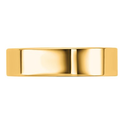 14K Yellow Gold 5.5mm Comfort-Fit Wedding Band – view 3